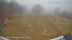 Vrchol Bouřňák, pohled na jih