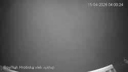 Vrchol Bouřňák, pohled na jih