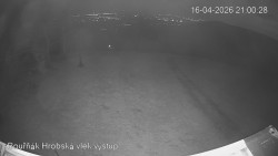 Vrchol Bouřňák, pohled na jih