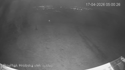 Vrchol Bouřňák, pohled na jih