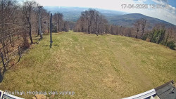 Vrchol Bouřňák, pohled na jih