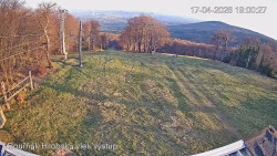 Vrchol Bouřňák, pohled na jih