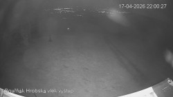 Vrchol Bouřňák, pohled na jih