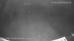 Vrchol Bouřňák, pohled na jih