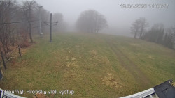 Vrchol Bouřňák, pohled na jih