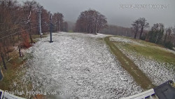 Vrchol Bouřňák, pohled na jih