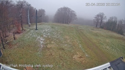 Vrchol Bouřňák, pohled na jih