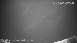 Vrchol Bouřňák, pohled na jih