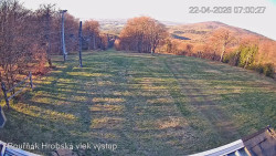 Vrchol Bouřňák, pohled na jih