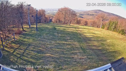 Vrchol Bouřňák, pohled na jih