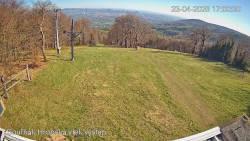 Vrchol Bouřňák, pohled na jih