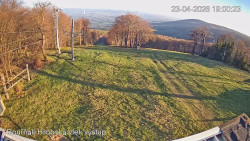 Vrchol Bouřňák, pohled na jih