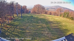 Vrchol Bouřňák, pohled na jih