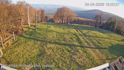 Vrchol Bouřňák, pohled na jih