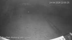 Vrchol Bouřňák, pohled na jih