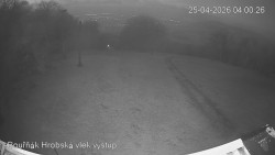 Vrchol Bouřňák, pohled na jih