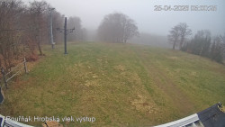 Vrchol Bouřňák, pohled na jih