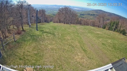 Vrchol Bouřňák, pohled na jih