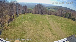 Vrchol Bouřňák, pohled na jih