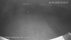 Vrchol Bouřňák, pohled na jih