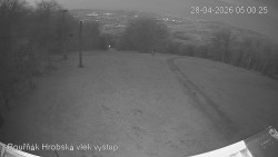 Vrchol Bouřňák, pohled na jih