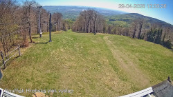 Vrchol Bouřňák, pohled na jih