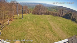 Vrchol Bouřňák, pohled na jih