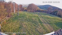 Vrchol Bouřňák, pohled na jih