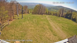 Vrchol Bouřňák, pohled na jih
