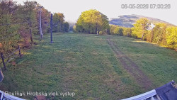 Vrchol Bouřňák, pohled na jih