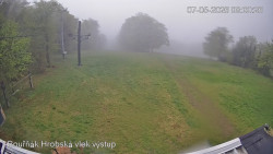 Vrchol Bouřňák, pohled na jih