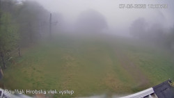 Vrchol Bouřňák, pohled na jih