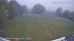 Vrchol Bouřňák, pohled na jih