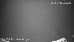 Vrchol Bouřňák, pohled na jih