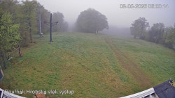 Vrchol Bouřňák, pohled na jih
