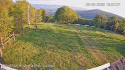 Vrchol Bouřňák, pohled na jih