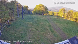 Vrchol Bouřňák, pohled na jih