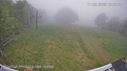 Vrchol Bouřňák, pohled na jih