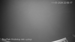 Vrchol Bouřňák, pohled na jih