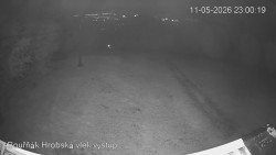 Vrchol Bouřňák, pohled na jih