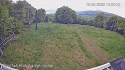 Vrchol Bouřňák, pohled na jih