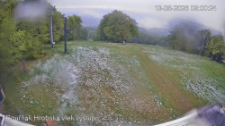 Vrchol Bouřňák, pohled na jih