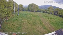 Vrchol Bouřňák, pohled na jih