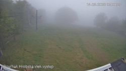 Vrchol Bouřňák, pohled na jih