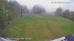 Vrchol Bouřňák, pohled na jih
