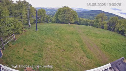Vrchol Bouřňák, pohled na jih