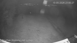 Vrchol Bouřňák, pohled na jih