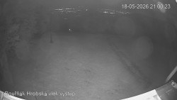 Vrchol Bouřňák, pohled na jih