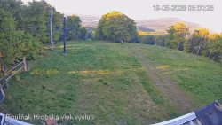 Vrchol Bouřňák, pohled na jih