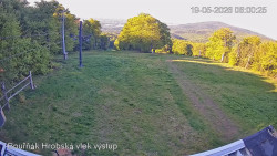 Vrchol Bouřňák, pohled na jih